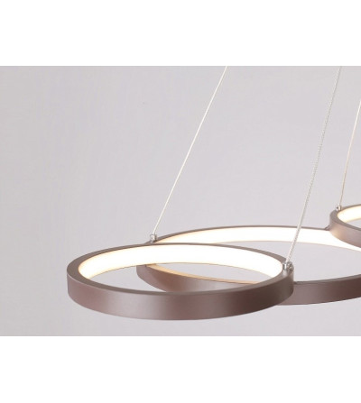 Lampa wisząca OSLO żyrandol LED ring okrąg 46W