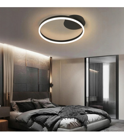 Lampa sufitowa SILVA FLAT nowoczesna okrągły LED Modern Plafon 54cm WOBAKO