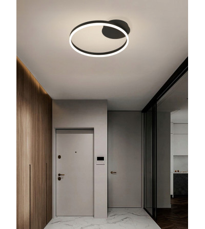 Lampa sufitowa SILVA FLAT nowoczesna okrągły LED Modern Plafon 54cm WOBAKO