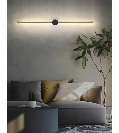 Nowoczesna lampa długa ścienna kinkiet LIZBONA II DOT LED 90cm