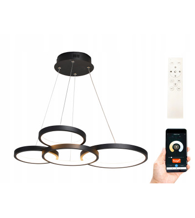 Lampa sufitowa OSLO pilot ring żyrandol LED Tuya