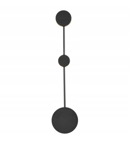 Panama II  ozdobny kinkiet LED z okrągłą bazą i dwoma punktami światła 7W