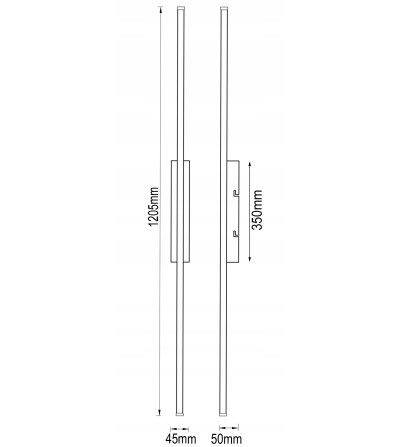 Lampa LED MONAKO FLAT 120 – nowoczesne oświetlenie do stylowych wnętrz