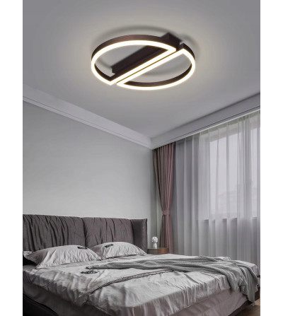 Lampa sufitowa SILVA ZULU nowoczesna okrągły LED Modern Plafon 42cm WOBAKO