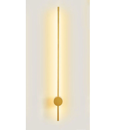 Lizbona II złoty nergooszczędny, liniowy kinkiet LED 90cm