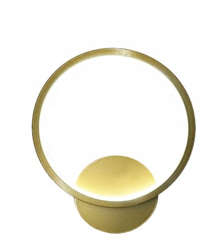 Silva Q - Okrągły kinkiet LED 20cm  w futurystycznym wykonaniu