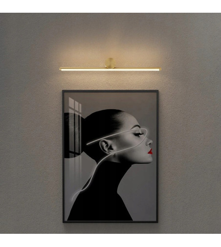 🏷️OKI LED 42 cm – lampa ścienna nad lustro w kolorze złota