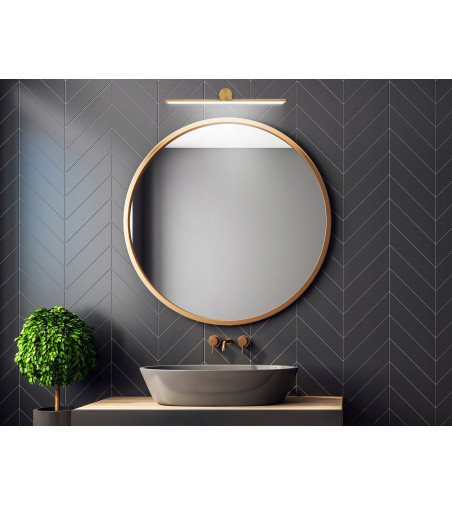 🏷️OKI LED 42 cm – lampa ścienna nad lustro w kolorze złota
