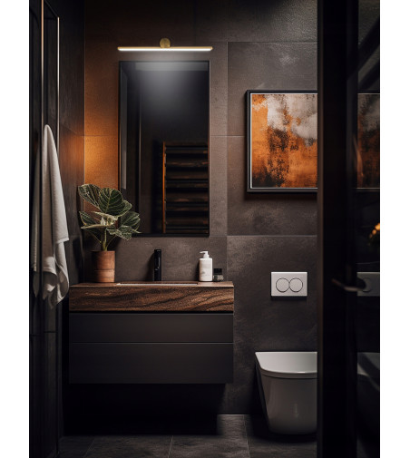 🏷️OKI LED 42 cm – lampa ścienna nad lustro w kolorze złota