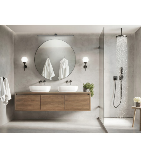 🏷️Czarna lampa ścienna LED OKI 82 cm – nad obraz i lustro🏷️