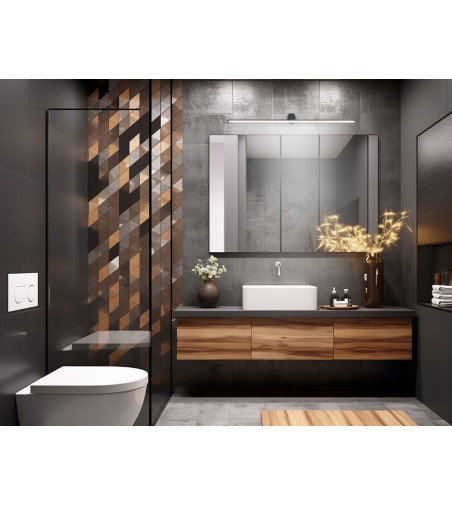 🏷️Lampa ścienna OKI LED 82 cm – czarny design do wnętrz🏷️