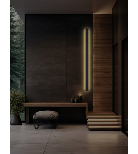 LINIOWY kinkiet elewacyjny lampa ścienna ogrodowa wewnętrzna IP65 LED 100cm