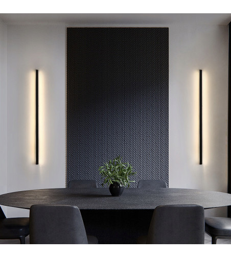 LINIOWY kinkiet elewacyjny lampa ścienna ogrodowa wewnętrzna IP65 LED 100cm