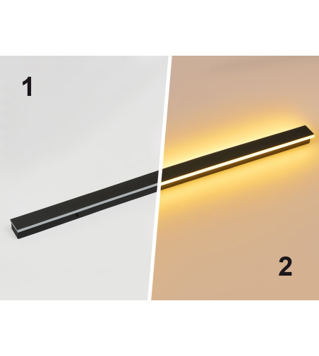 LINIOWY kinkiet elewacyjny lampa ścienna ogrodowa wewnętrzna IP65 LED 100cm