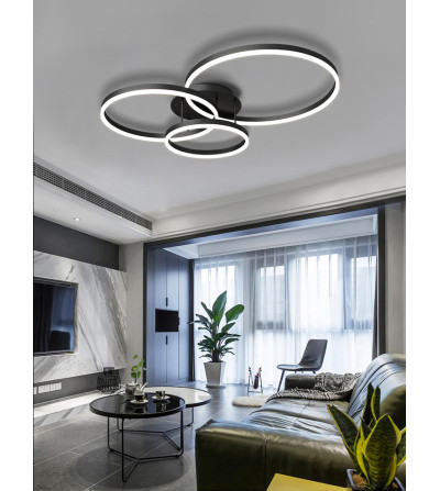Lampa żyrandol LED pilot Tuya okrąg 40/50/60cm ring sufit plafon Wobako