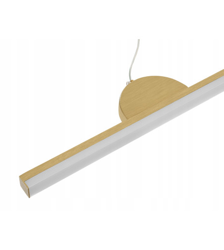 Lampa wisząca LED długa liniowa nad stół nowoczesna ring okrąg 120cm Wobako