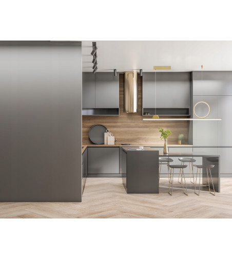 Lampa wisząca LED długa liniowa nad stół nowoczesna ring okrąg 120cm Wobako