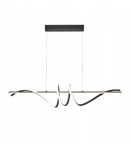 Lampa wisząca LED długa liniowa nad stół nowoczesna ring okrąg 90cm Wobako