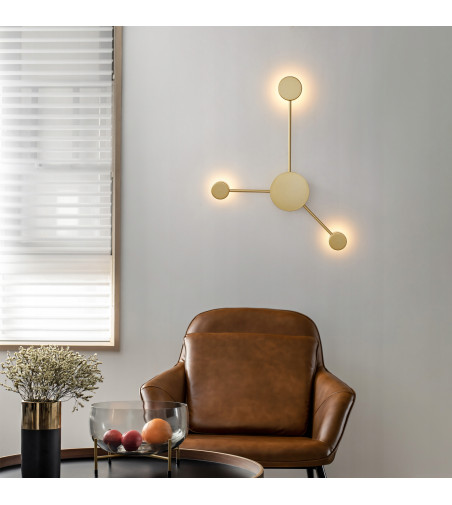 Czarny kinkiet nowoczesny lampa loft ścienna Wobako PANAMA punktowa slim