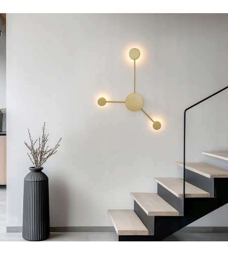 Czarny kinkiet nowoczesny lampa loft ścienna Wobako PANAMA punktowa slim