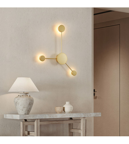 Czarny kinkiet nowoczesny lampa loft ścienna Wobako PANAMA punktowa slim