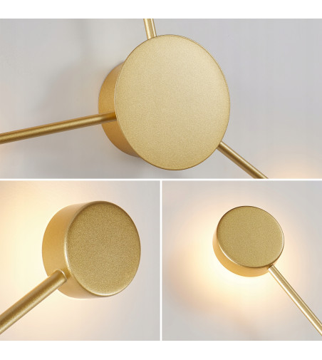 Czarny kinkiet nowoczesny lampa loft ścienna Wobako PANAMA punktowa slim