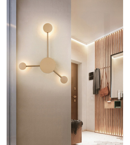 Czarny kinkiet nowoczesny lampa loft ścienna Wobako PANAMA punktowa slim