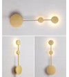 Plafon Wobako PANAMA kinkiet złoty nowoczesny modern lampa ścienna loft LED