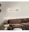 Wobako PANAMA złoty kinkiet nowoczesny lampa ścienna plafon loft LED