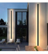 LINE Slim Z150 czarny kinkiet nowoczesny lampa ogrodowa 150cm elewacja zewnętrzna IP65 LED