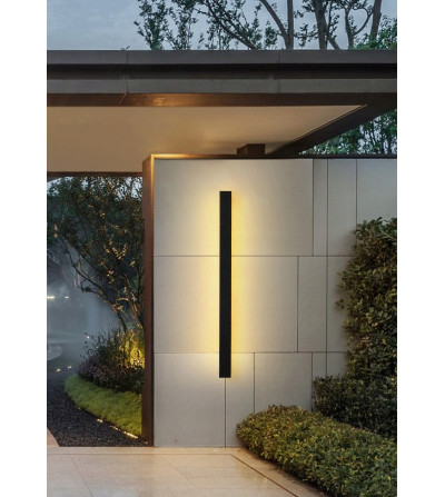 LINIOWY kinkiet nowoczesny lampa ogrodowa elewacja zewnętrzna IP65 LED150cm