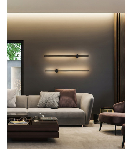 Lizbona II Mini energooszczędny, liniowy kinkiet LED 60cm o nowoczesnym designie