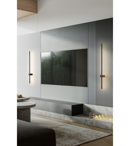 Lizbona II Mini energooszczędny, liniowy kinkiet LED 60cm o nowoczesnym designie