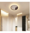 Oxygen I Czarny - Delikatna i subtelna lampa LED ring 35cm