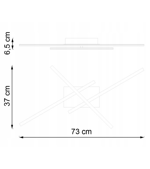 Złota lampa sufitowa LED wisząca regulowana żyrandol Plafon 4000K | Wobako
