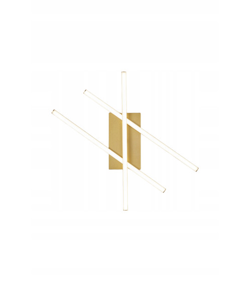 Złota lampa sufitowa LED wisząca regulowana żyrandol Plafon 4000K | Wobako