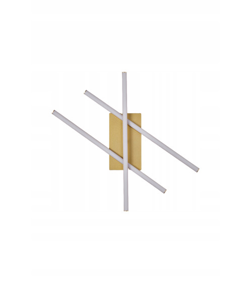 Złota lampa sufitowa LED wisząca regulowana żyrandol Plafon 4000K | Wobako