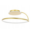 Nowoczesna złota lampa sufitowa Wobako żyrandol LED PLAFON Ring okrąg mocna | Wobako