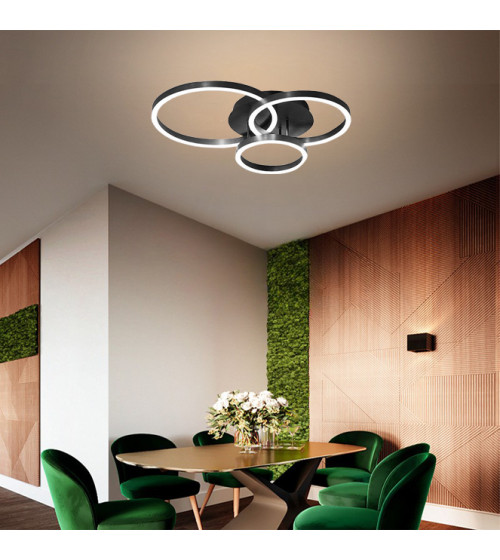 Lampa żyrandol LED pilot Tuya okrąg 20/30/40cm ring sufit plafon Wobako