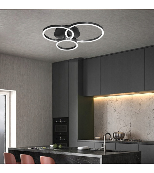 Lampa żyrandol LED pilot Tuya okrąg 20/30/40cm ring sufit plafon Wobako