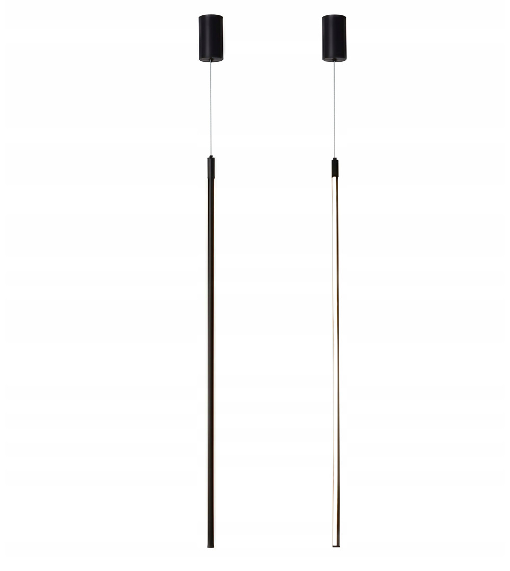 Lampa wisząca LED długa tuba nowoczesna liniowa do salonu sypialn 80cm slim
