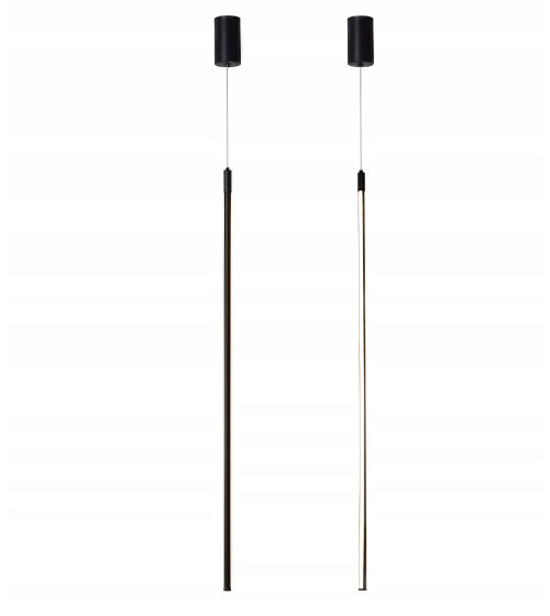 Lampa wisząca LED długa tuba nowoczesna liniowa do salonu sypialn 80cm slim