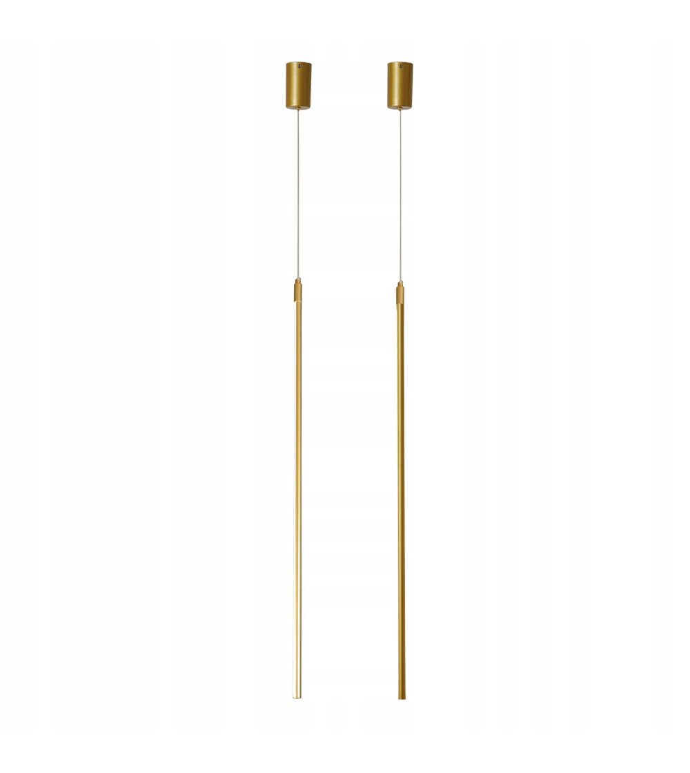 Lampa wisząca LED długa tuba nowoczesna liniowa do salonu sypialn 82cm slim