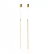 MONAKO TUBE Złota | Pionowa lampa wisząca LED 82 cm – nowoczesna liniowa tuba