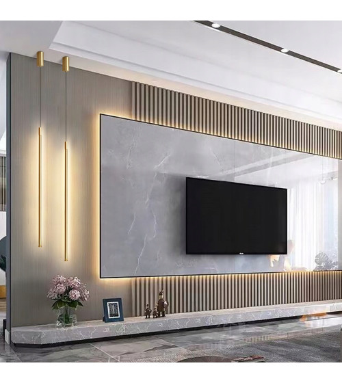 Lampa wisząca LED długa tuba nowoczesna liniowa do salonu sypialn 82cm slim