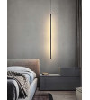 MONAKO TUBE | Czarna pionowa lampa wisząca LED 80 cm – nowoczesna liniowa