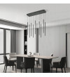 Lampa wisząca LED długa nad stół rurki Nano Slim nowoczesna do jadalni tuby