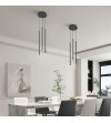 Lampa wisząca LED długa nad stół rurki Nano Slim nowoczesna do jadalni tuby
