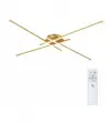 Lampa sufitowa LED regulacja 120cm żyrandol SALON kuchnia loft Plafon złoty