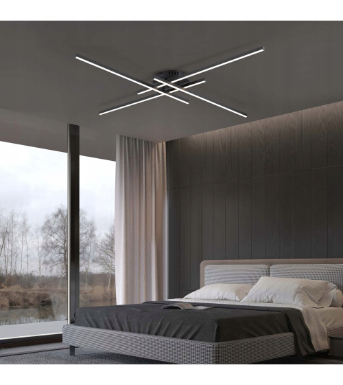 Lampa sufitowa LED wisząca regulowana 120cm żyrandol SALON kuchnia Plafon